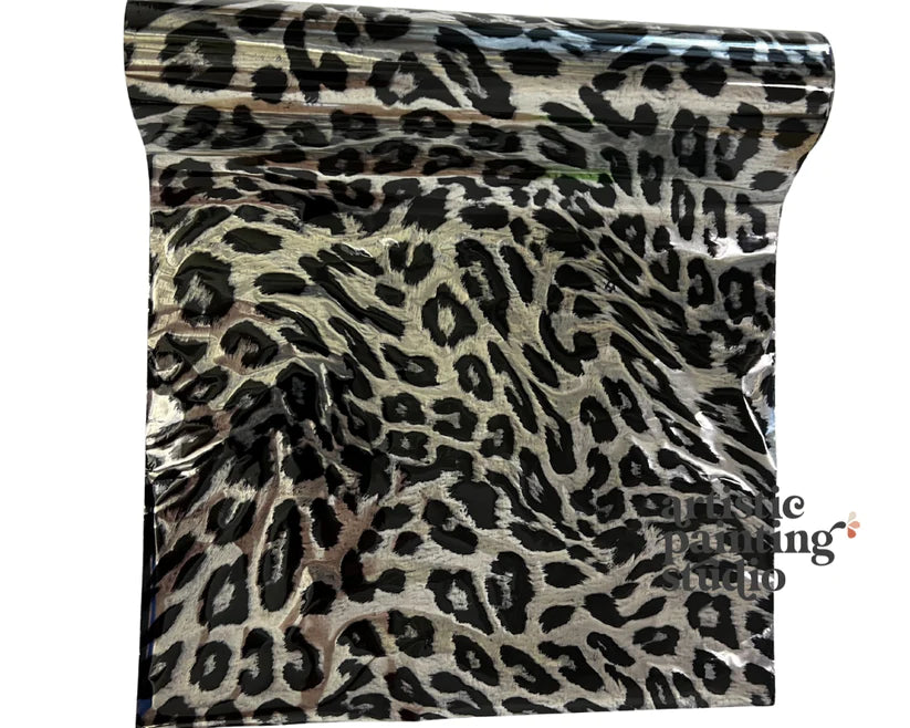 Cheetah Fluff Metallic Foil