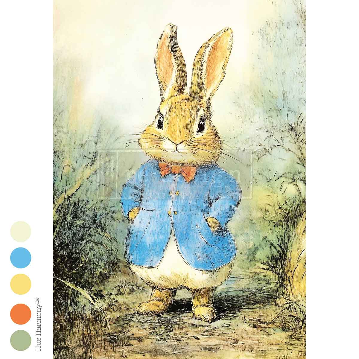 Bunny Hollow decoupage paper